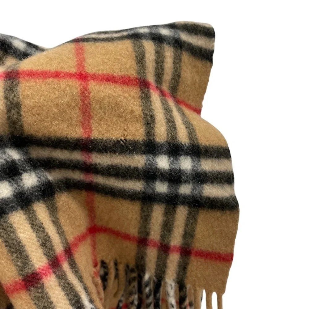 BURBERRY Classic Cashmere Check Scarf